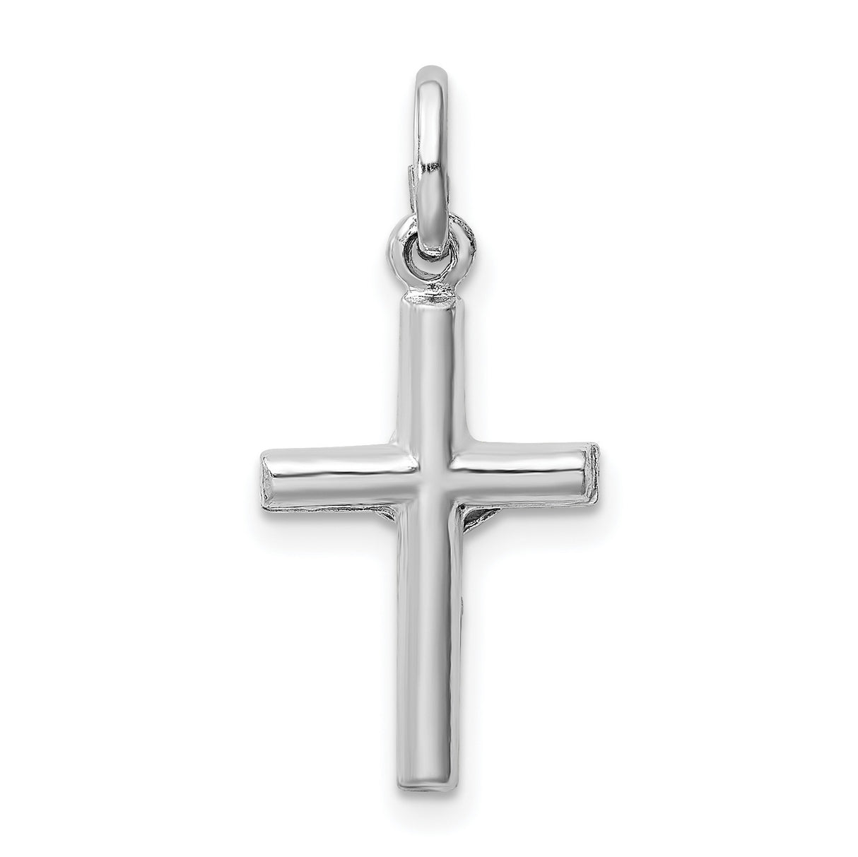 Sterling Silver Crucifix Cross Pendant with Raised Christ Figure, Christian Religious Design