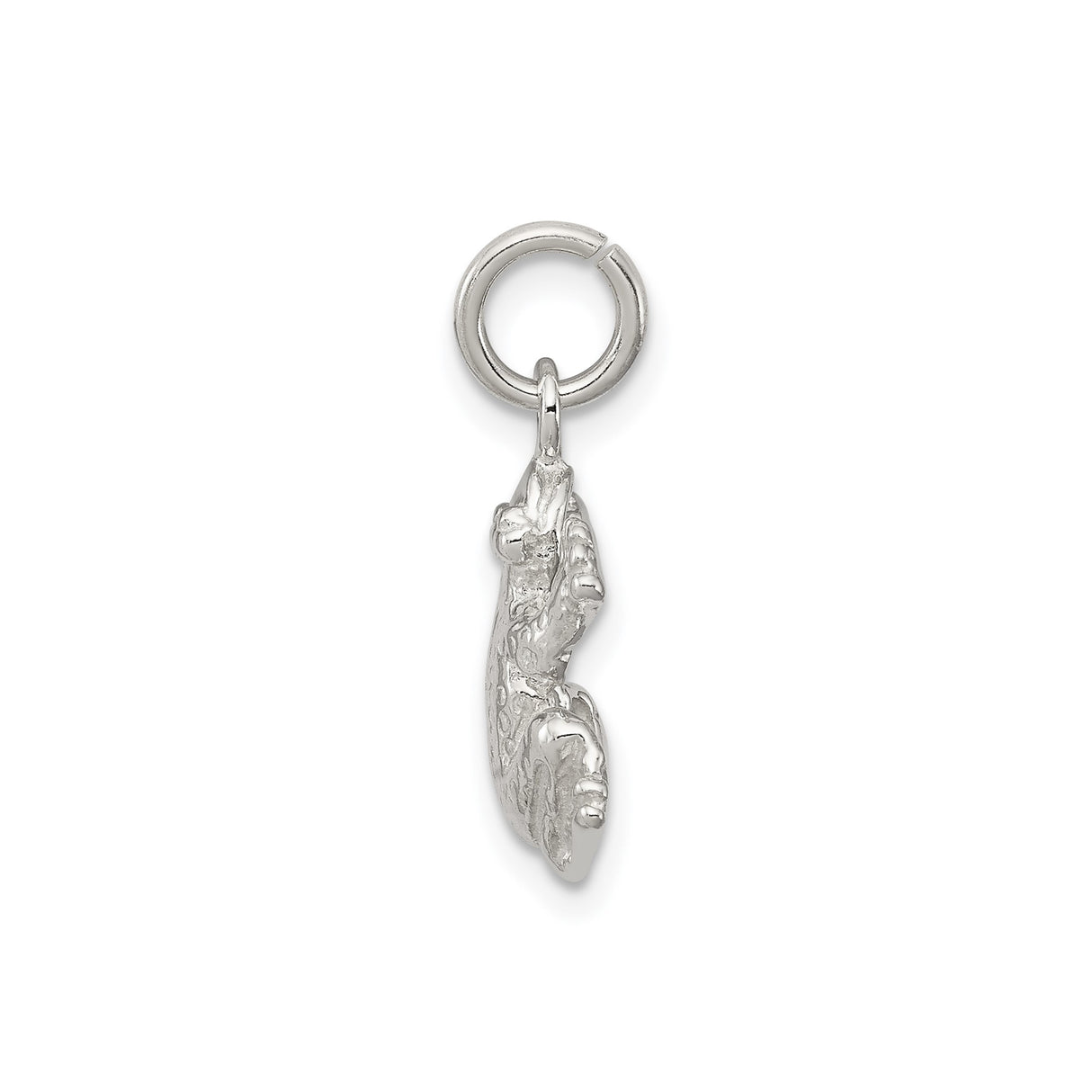 Sterling Silver Frog Pendant, Detailed Amphibian Design, Nature and Animal Totem Theme