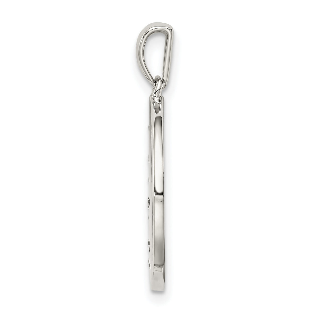 Sterling Silver Sagittarius Zodiac Constellation Pendant with Cubic Zirconia Accents