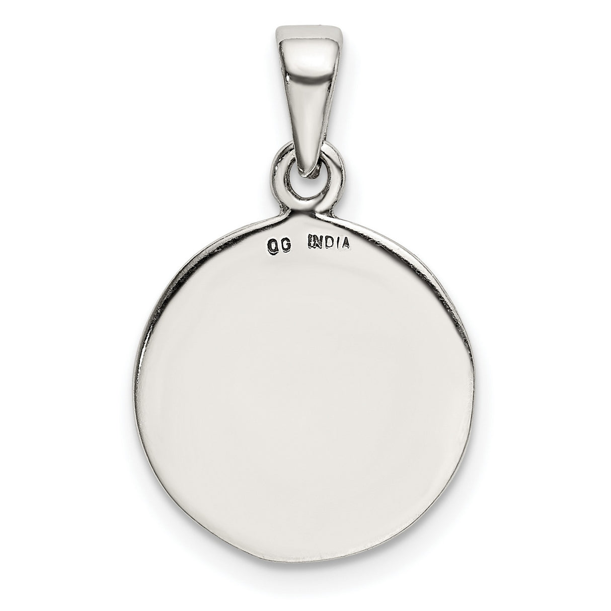 Sterling Silver Pendant with Moon and Star Charm, Love You to the Moon and Back Quote