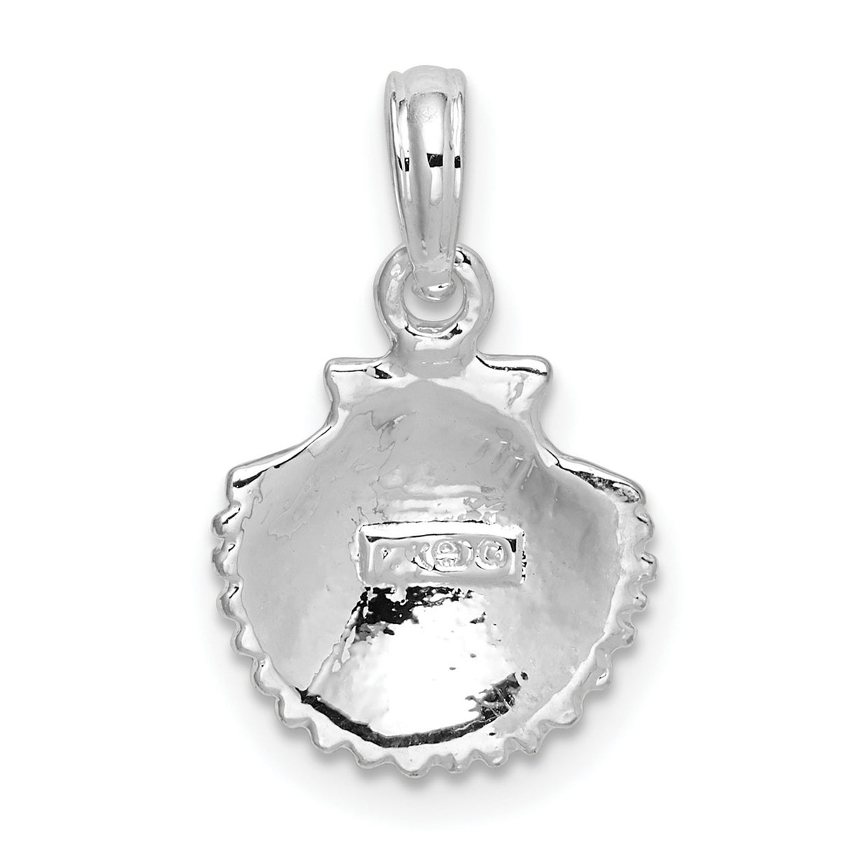 Sterling Silver Scallop Shell Pendant, Camino de Santiago Christian Travel Symbol