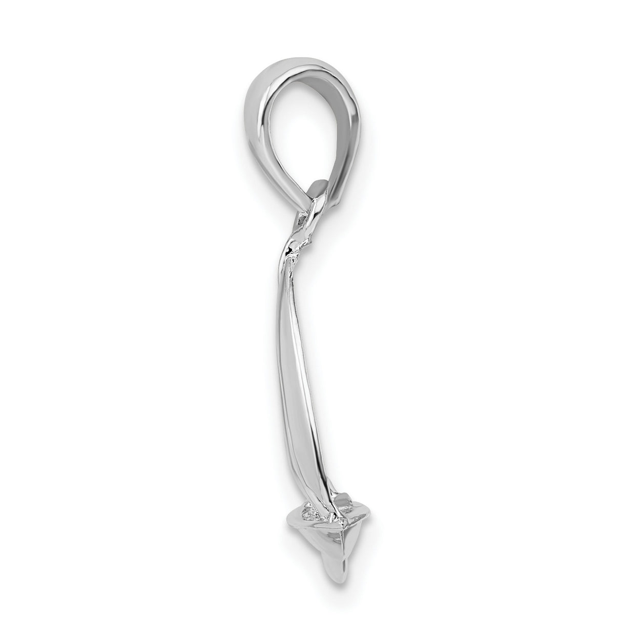 Sterling Silver Sailboat Pendant with Detailed Sails, Nautical Ocean Theme for Men and Women