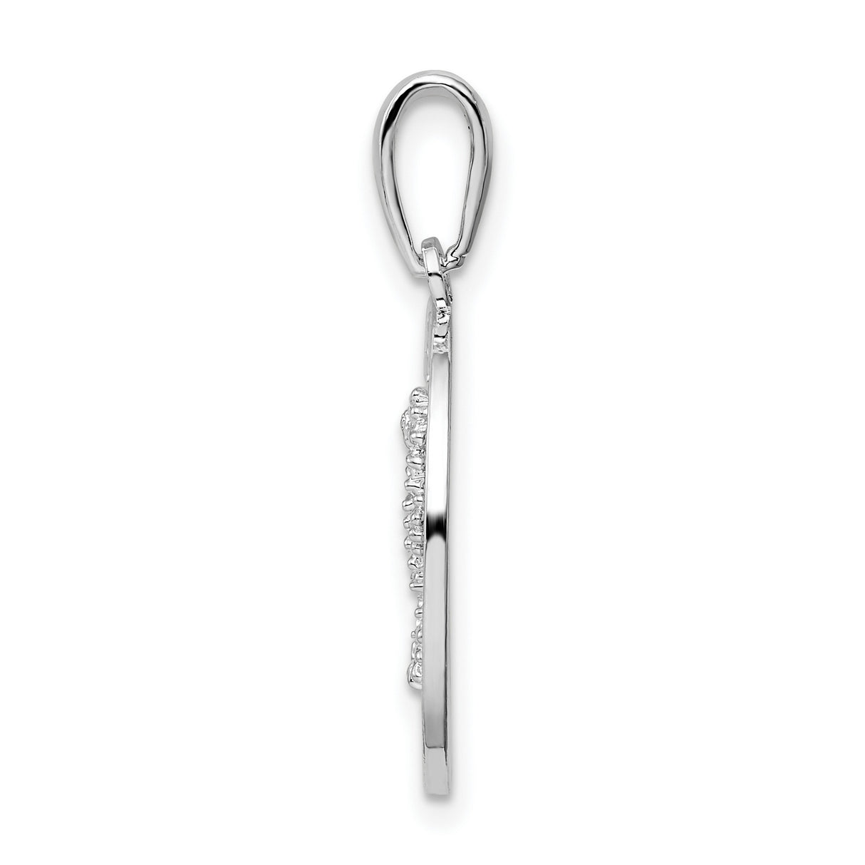 Sterling Silver Seahorse Pendant, Caribbean Ocean Life Charm, Coastal Nautical Design