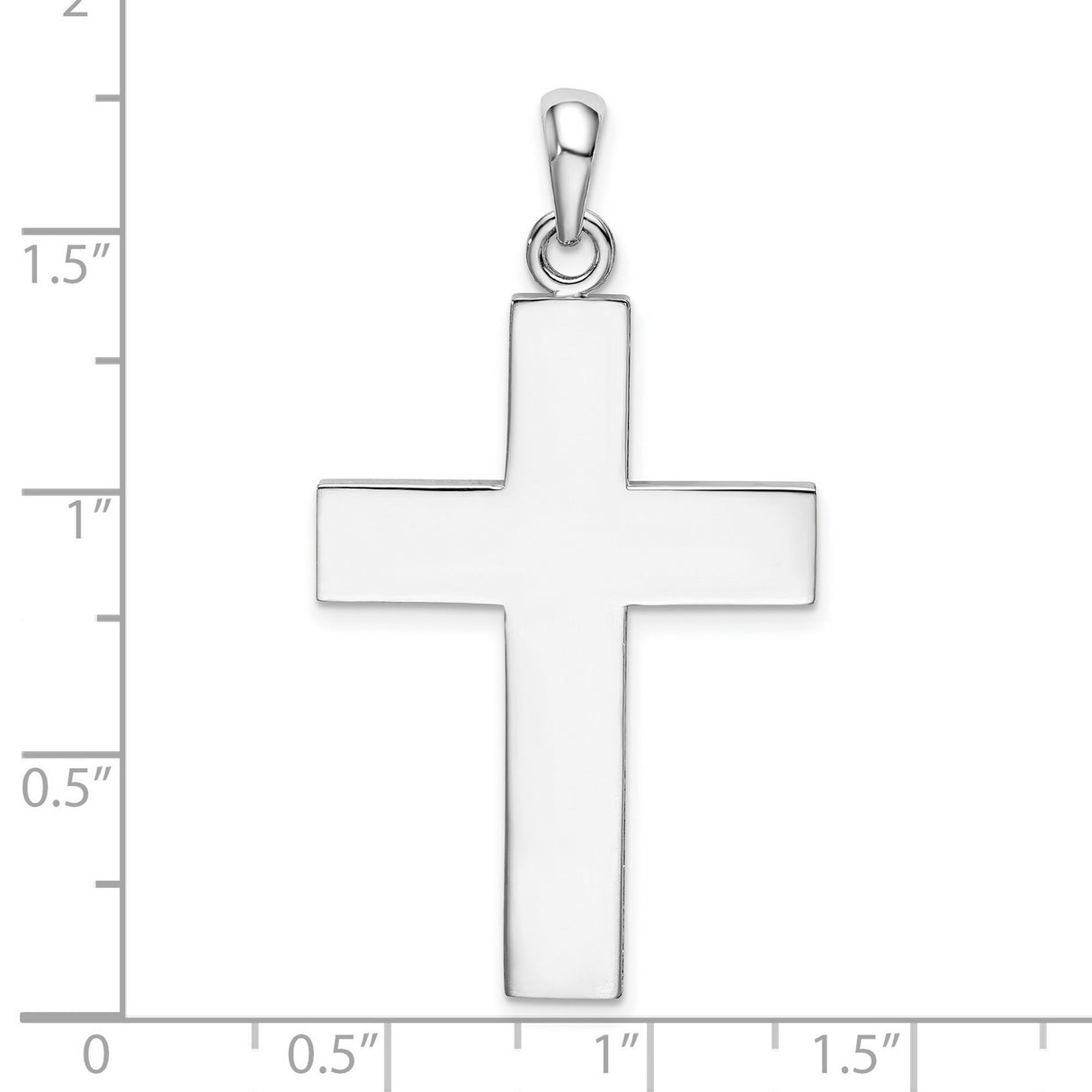 Sterling Silver Latin Cross Pendant, Minimalist Spiritual Design for Men and Women