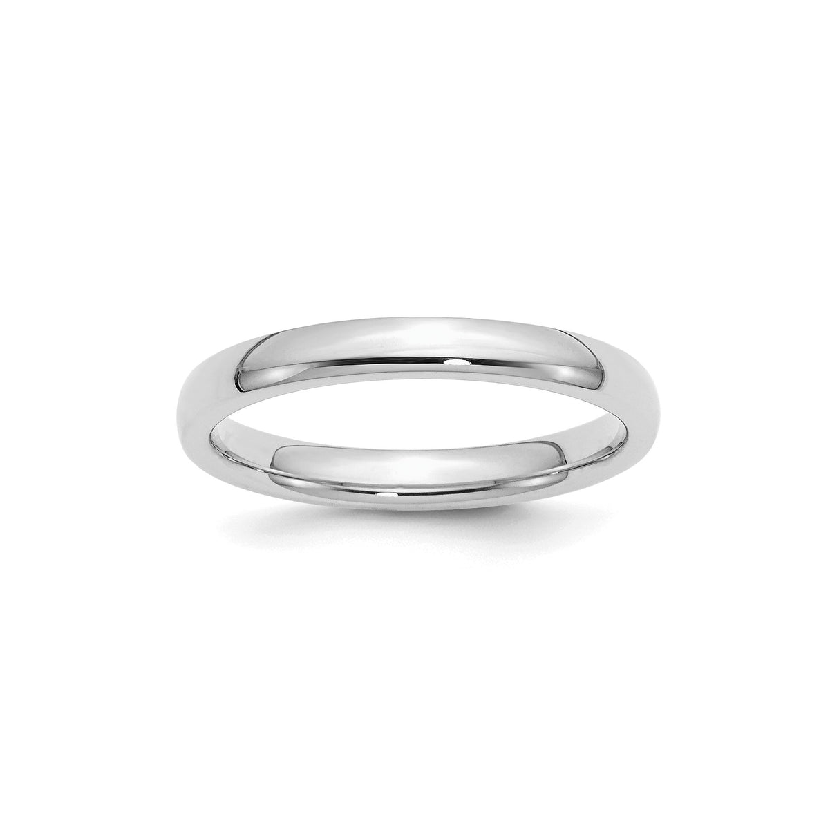 Sterling Silver Comfort Fit wedding band ring