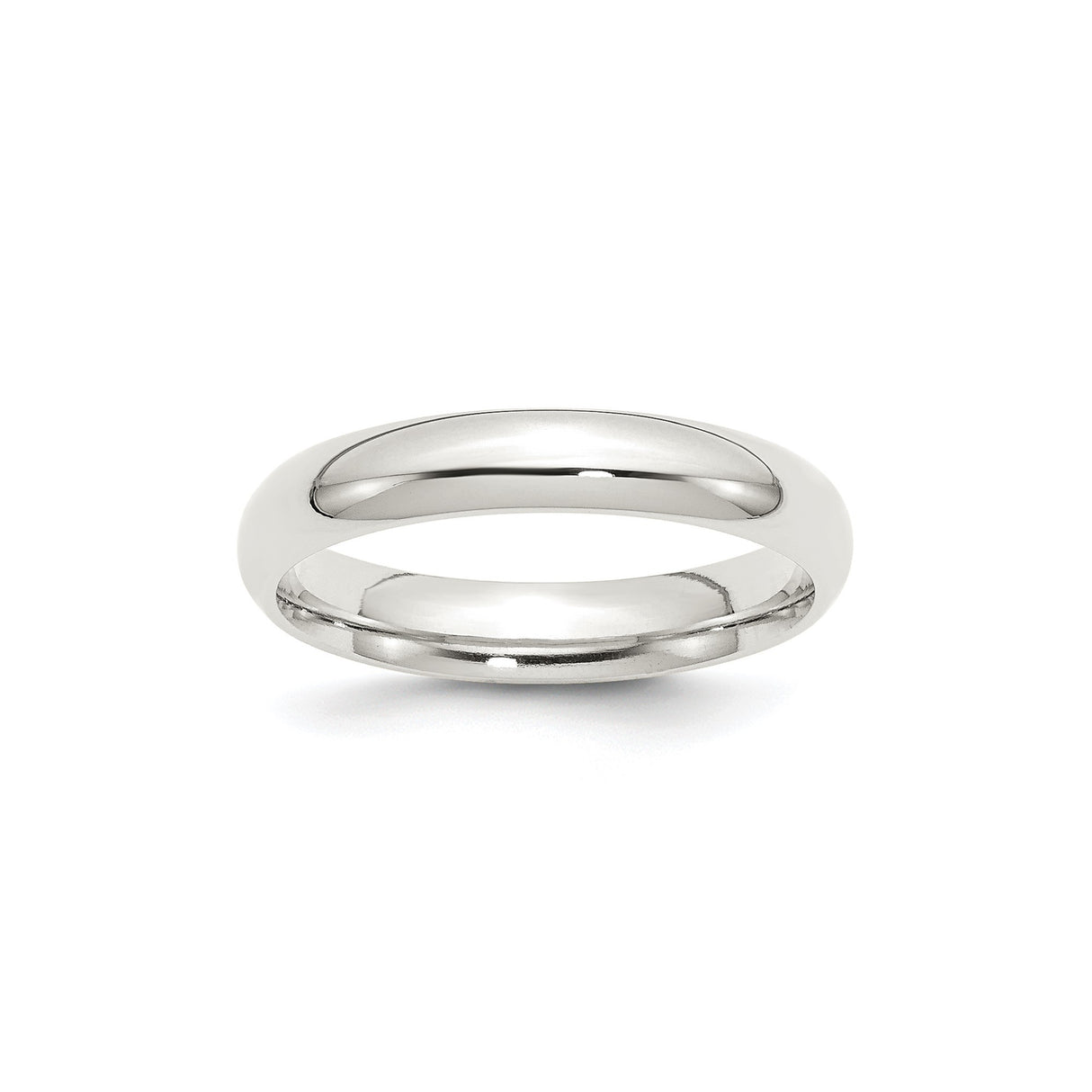 Sterling Silver Comfort Fit wedding band ring