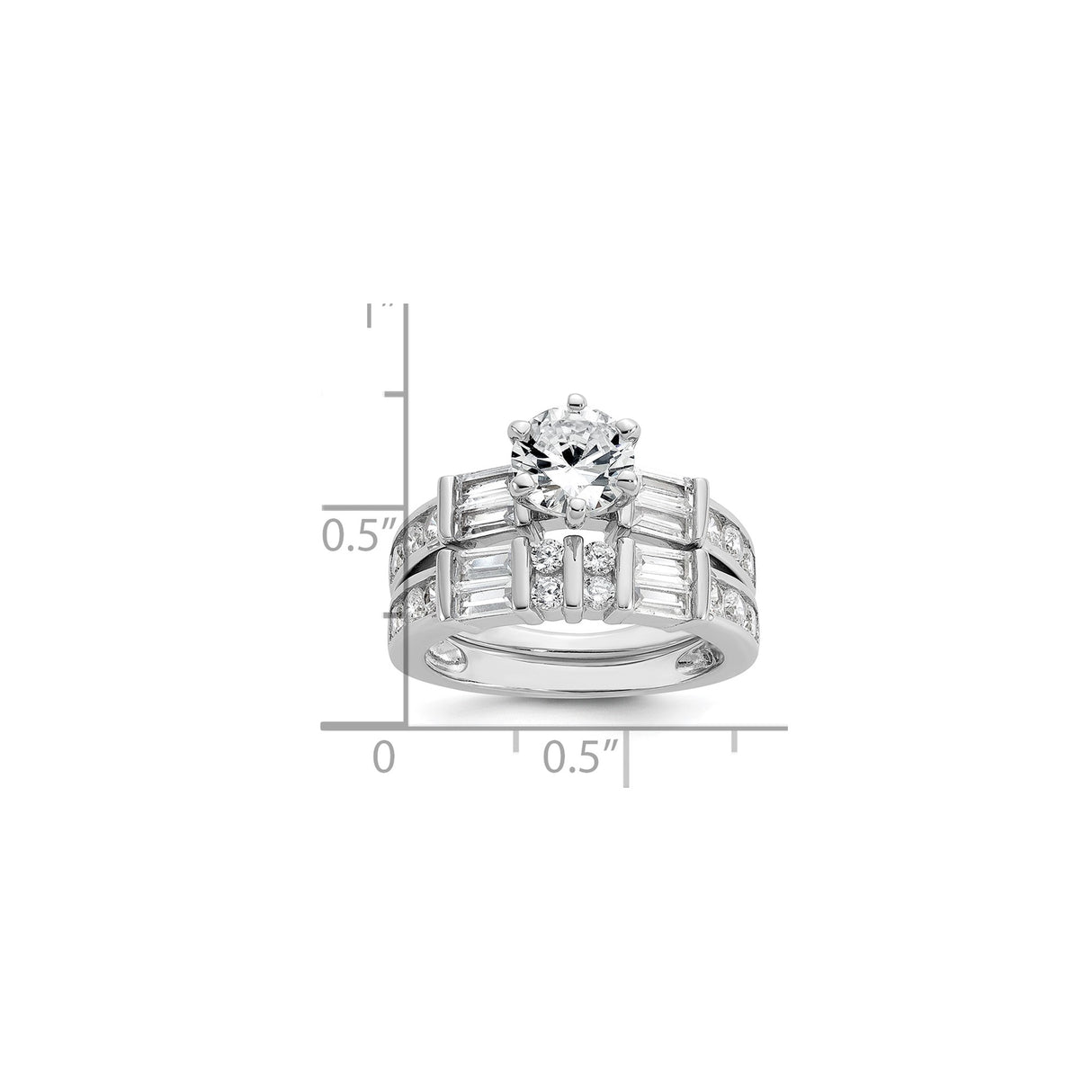 Sterling Silver wedding band ring shown for scale