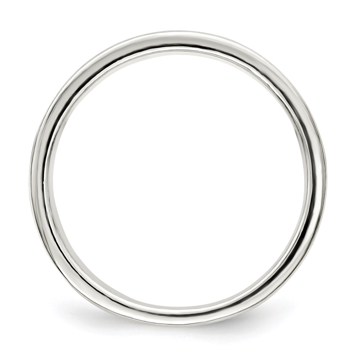 Sterling Silver Milgrain, Flat wedding band ring alternate angle