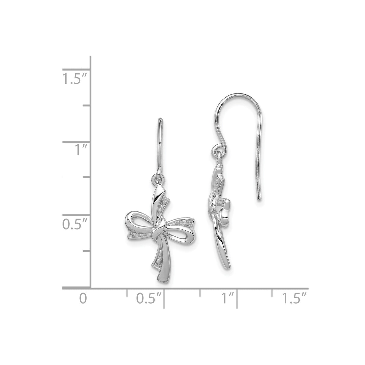 Sterling Silver Cross Pendant with Diamond Accents, Spiritual Design for Men and Women