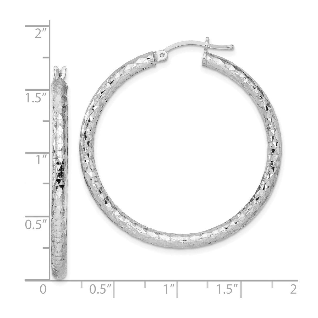 Sterling Silver Hoop Earrings with Braided and Woven Textured Design for Women