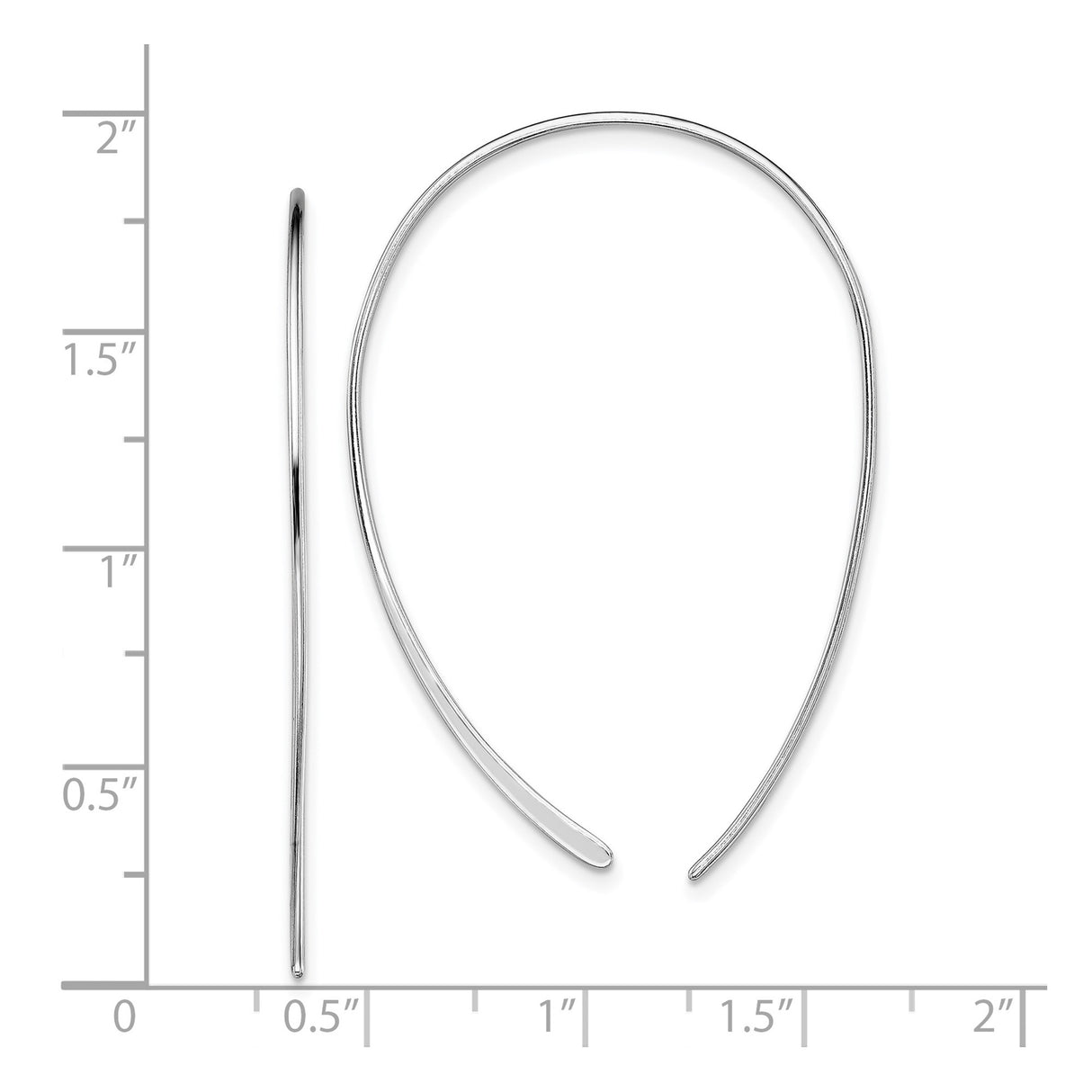 Sterling Silver Collar Necklace, Open Neck Wire Choker, Sleek Minimalist Style for Women