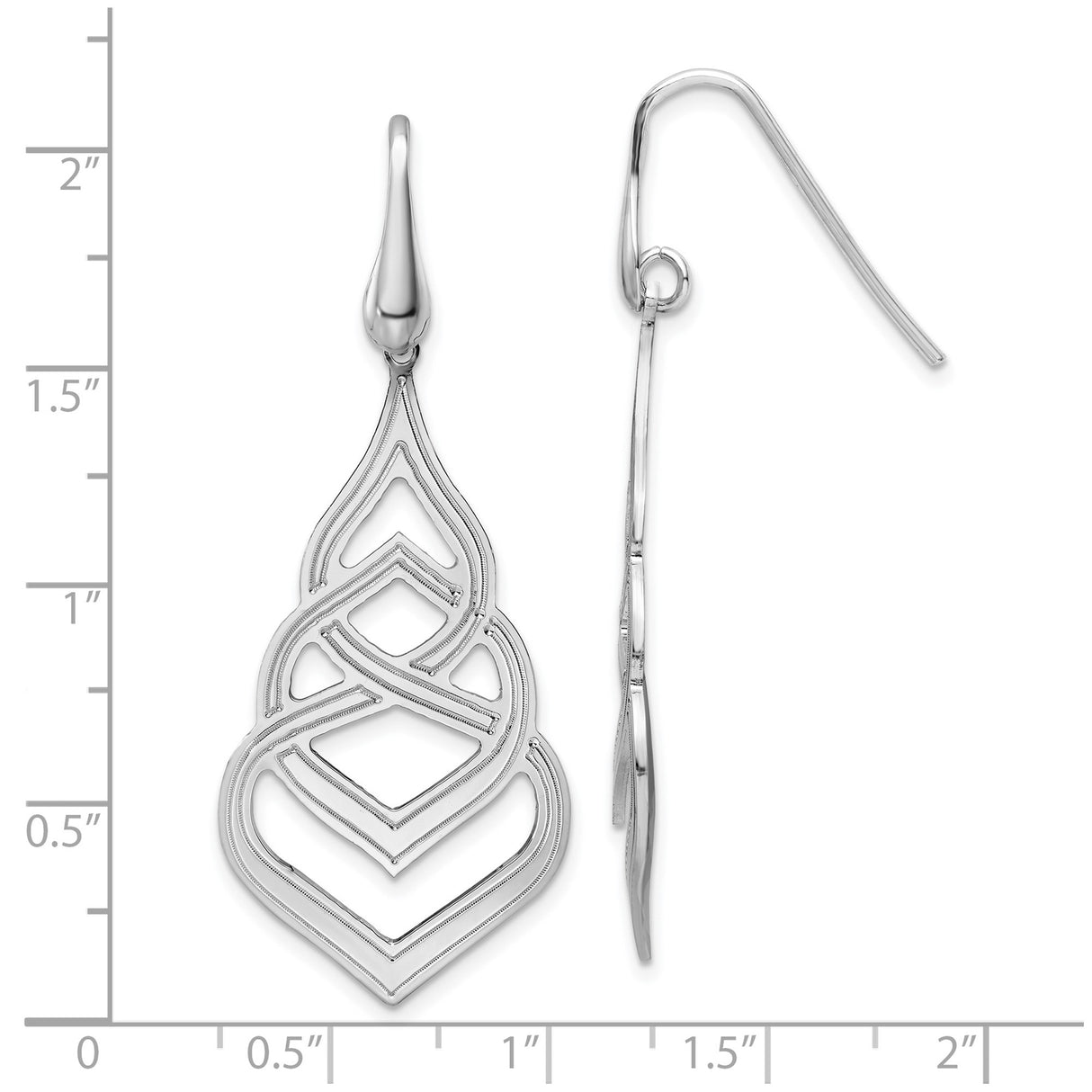 Sterling Silver Dangle Earrings with Celtic Knot Design Symbolizing Unity and Eternity