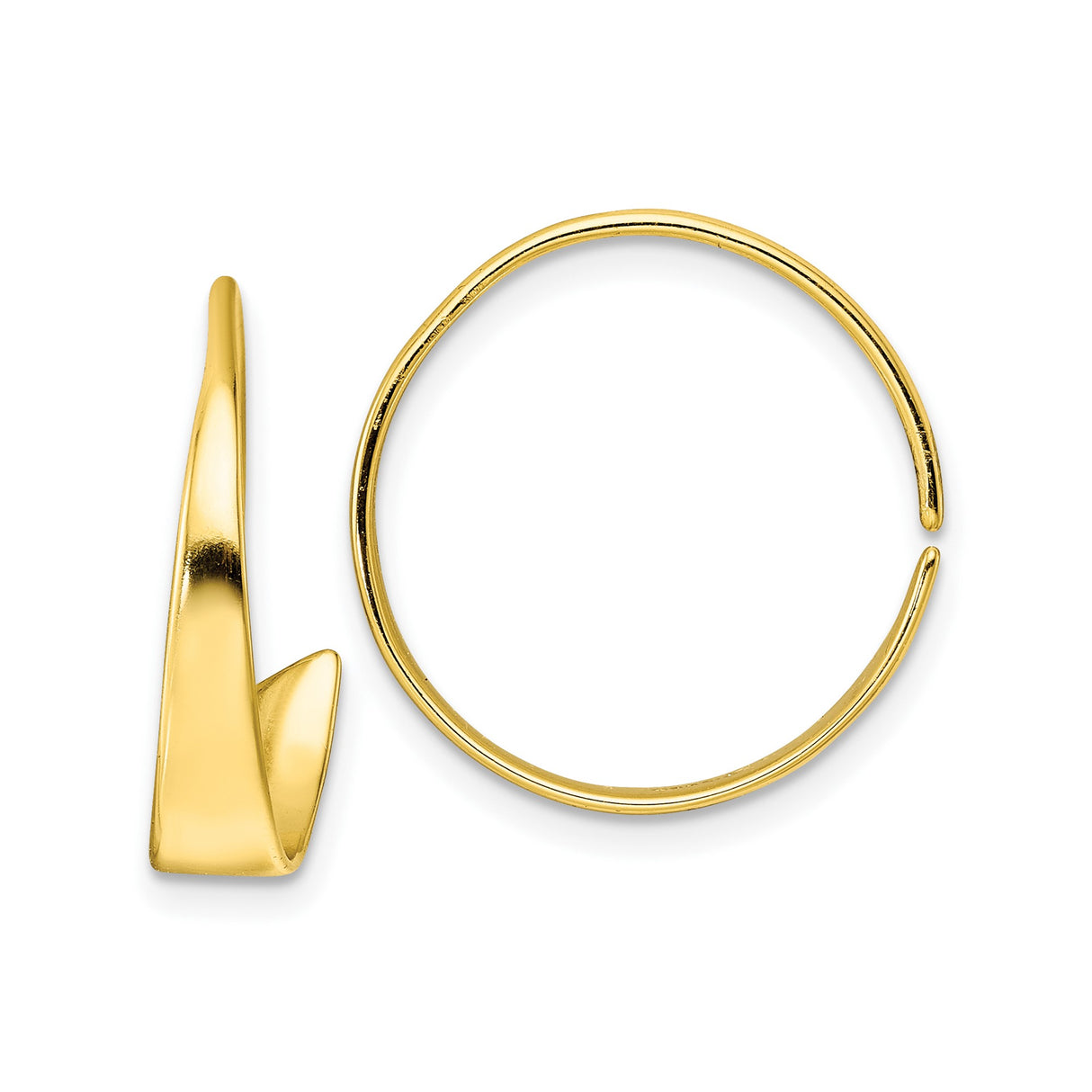 Sterling Silver Bypass Style Cuff Bracelet, Modern Minimalist Open Abstract Design