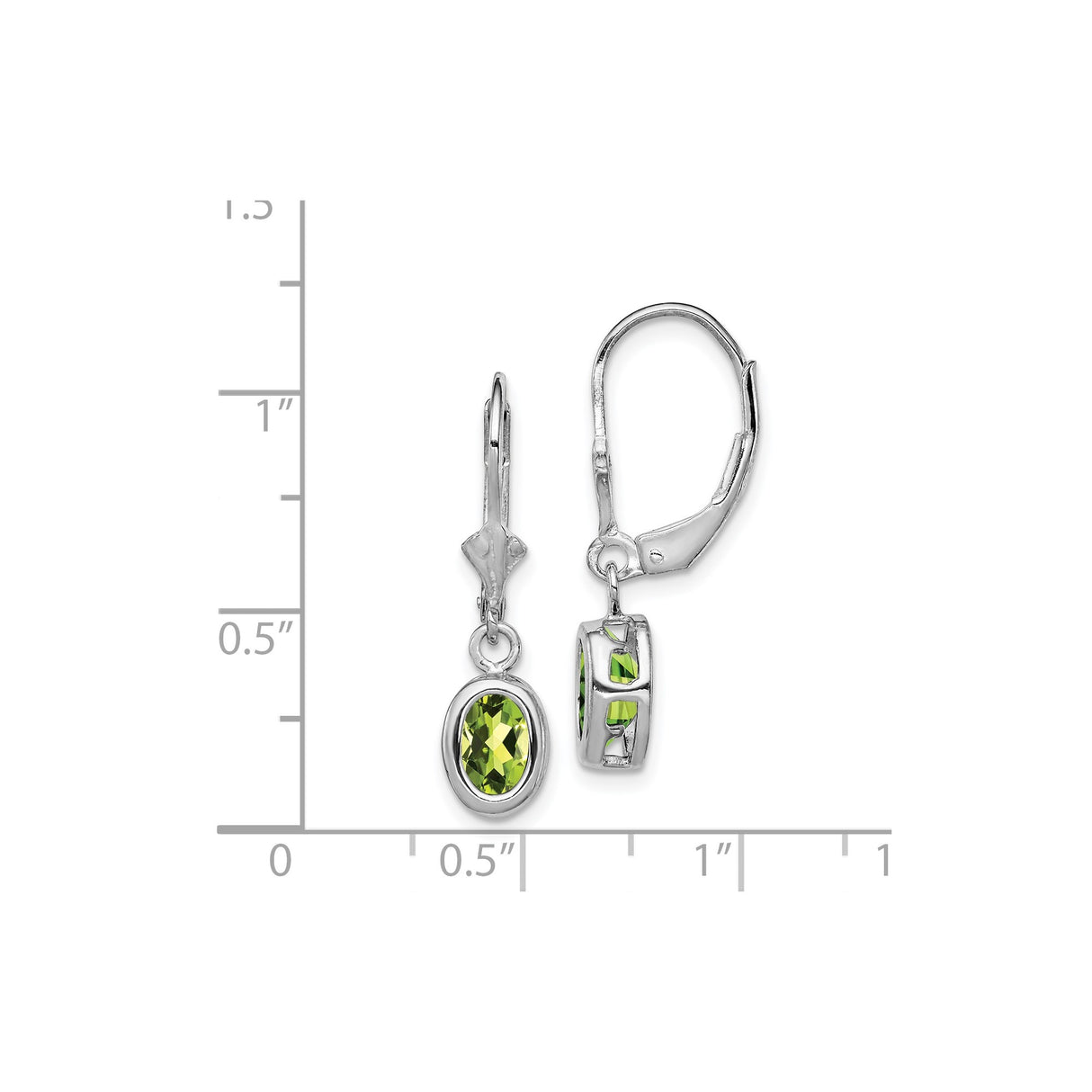 Sterling Silver Celtic Dangle Earrings with Peridot and Knot Details for Women