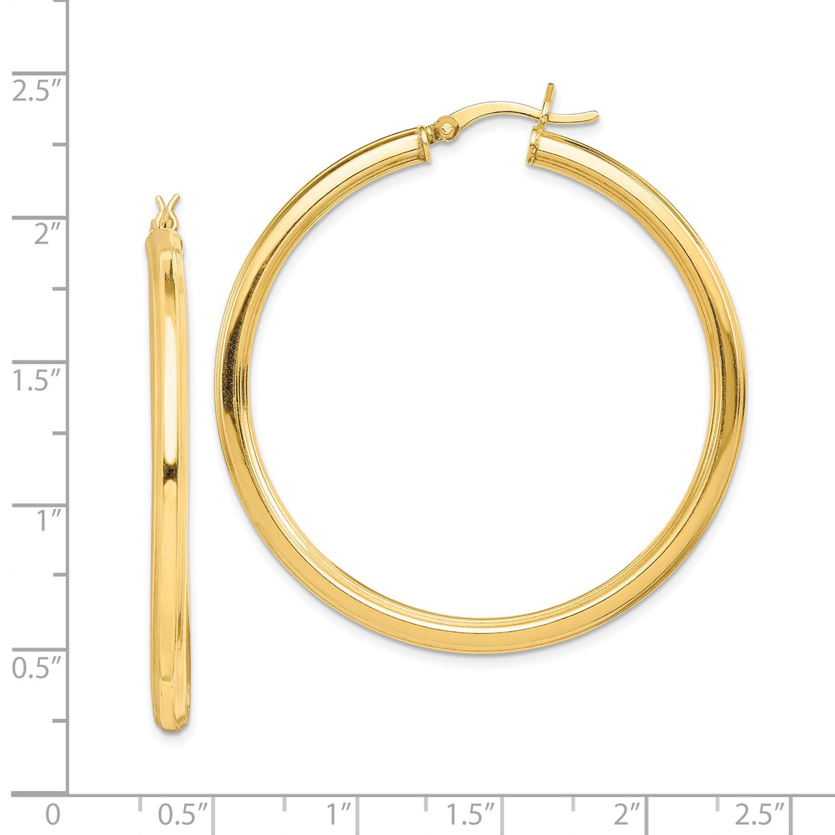 Sterling Silver Gold Plated Hoop Earrings, Minimalist Round Lightweight Design for Women