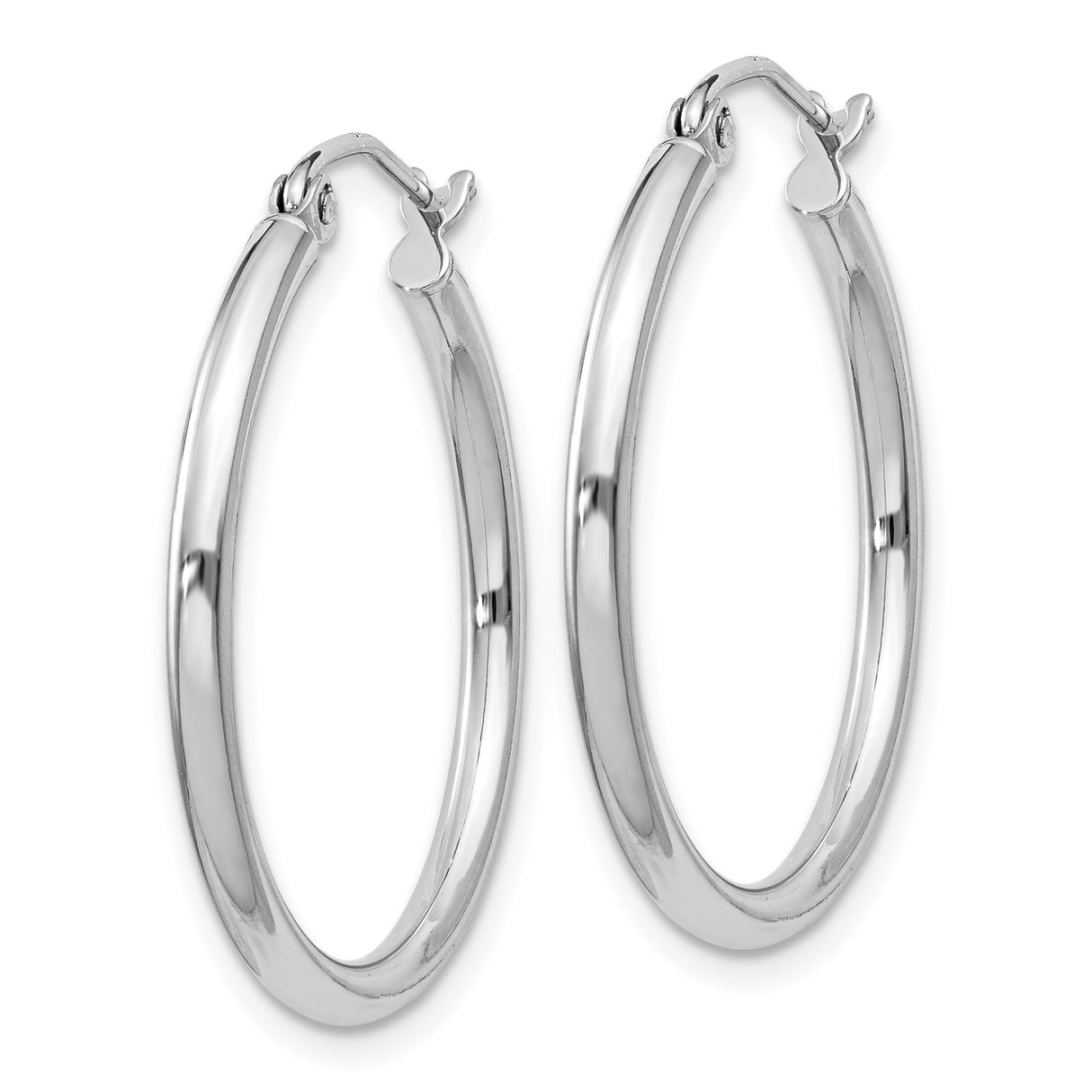 Sterling Silver Hoop Earrings, Small Lightweight Polished Minimalist Style for Women