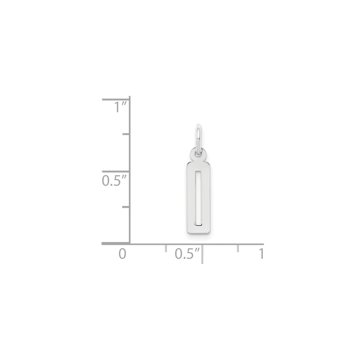 Sterling Silver Chai Letter Pendant, Minimalist Jewish Spiritual Symbol for Men and Women