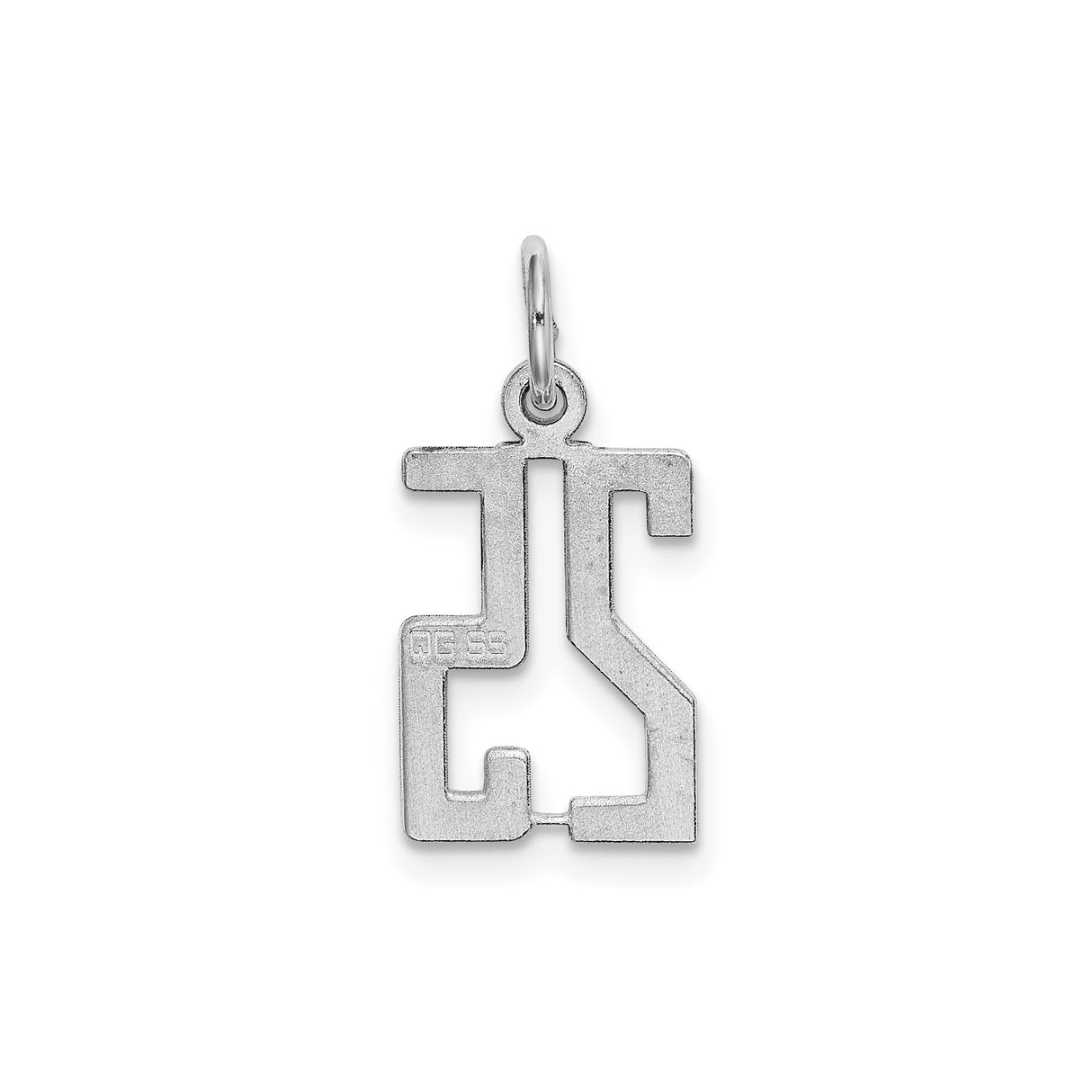 Sterling Silver Chai Pendant, Hebrew Symbol of Life, Jewish Faith Religious Charm