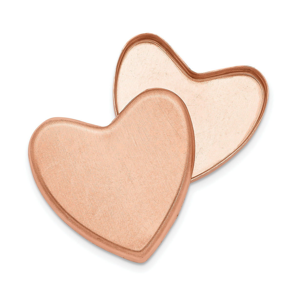 Sterling Silver Heart Locket Pendant, Rose Gold Finish, Memorial Keepsake Jewelry for Women