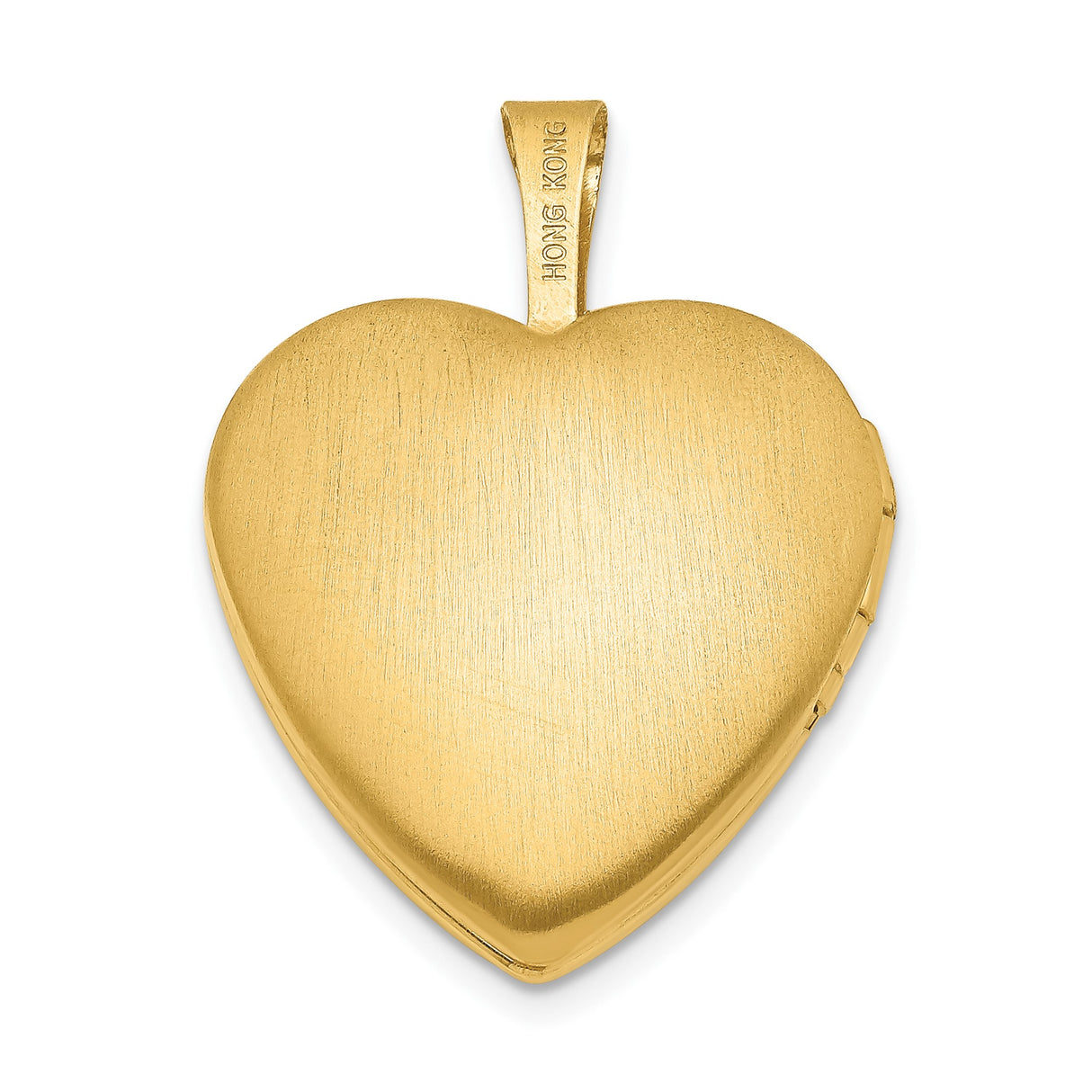 1/20 Gold Filled Diamond 2 Frame 15mm Heart Locket Charm Pendant in Real  Yellow Gold