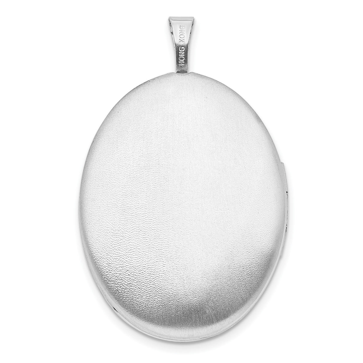 Sterling Silver Oval Locket Pendant with Gold Bee and Honeycomb Design