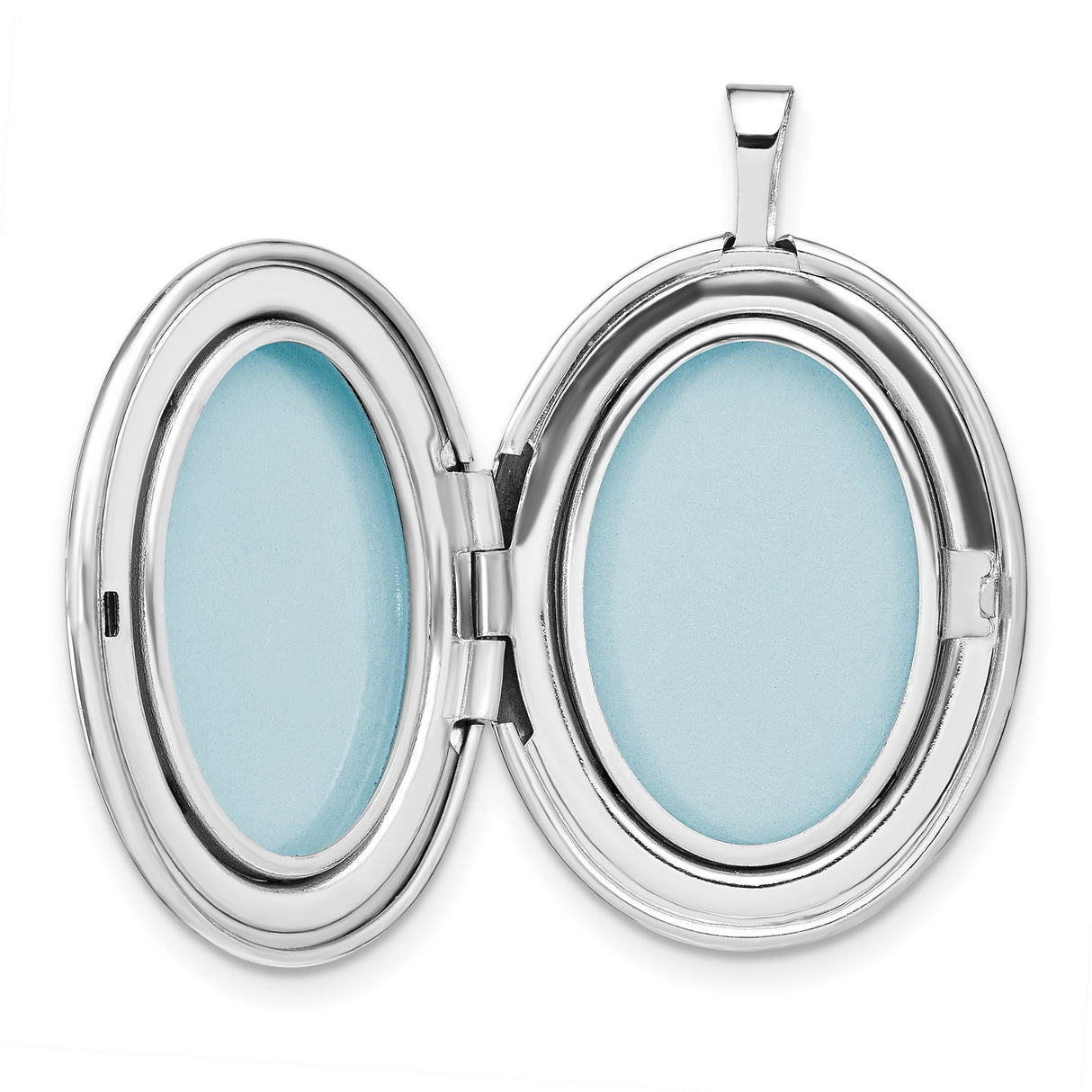 Sterling Silver Oval Locket Pendant with Heart and Vine Design for Women