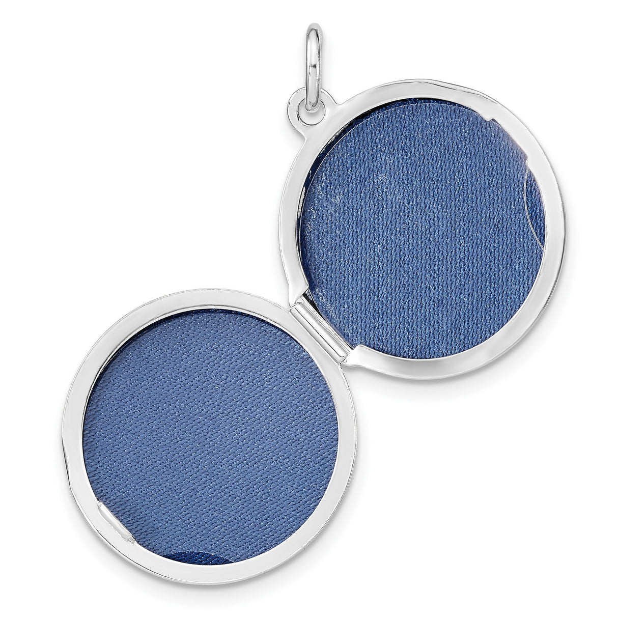 Sterling Silver Round Locket Pendant with Cubic Zirconia, Starburst Design, Spiritual Keepsake Jewelry