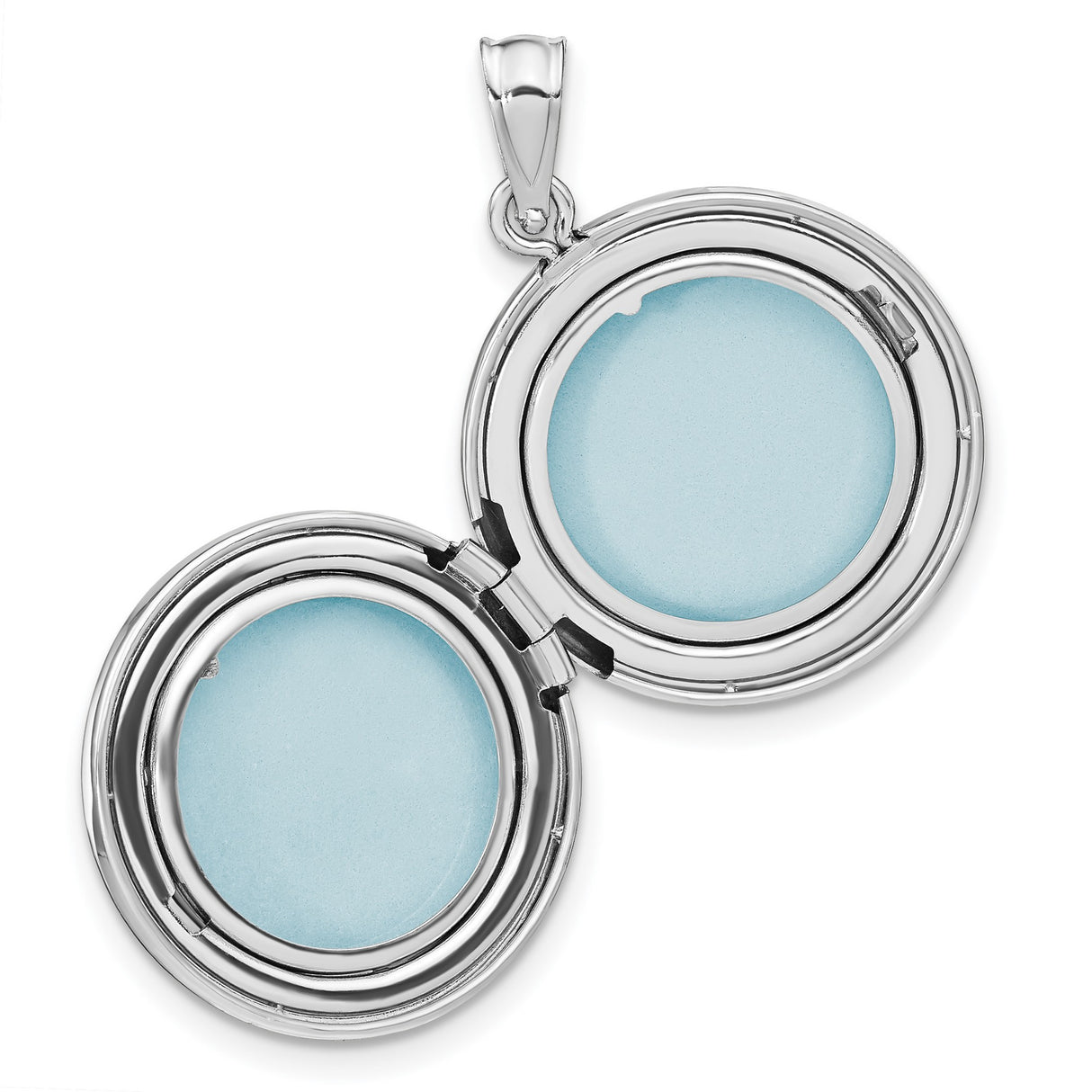 Sterling Silver Compass Locket Pendant with Nautical Star Engraving, Travel and Guidance Theme