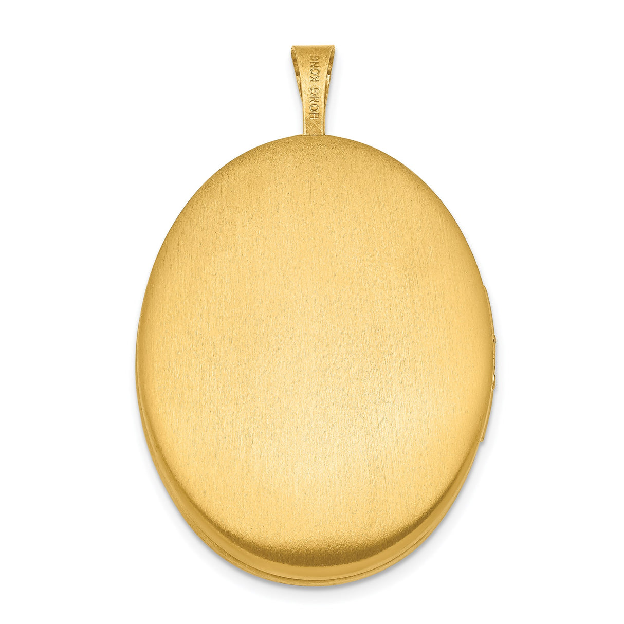 1/20 Gold Filled 26mm Oval Locket Charm Pendant in Real Yellow Gold