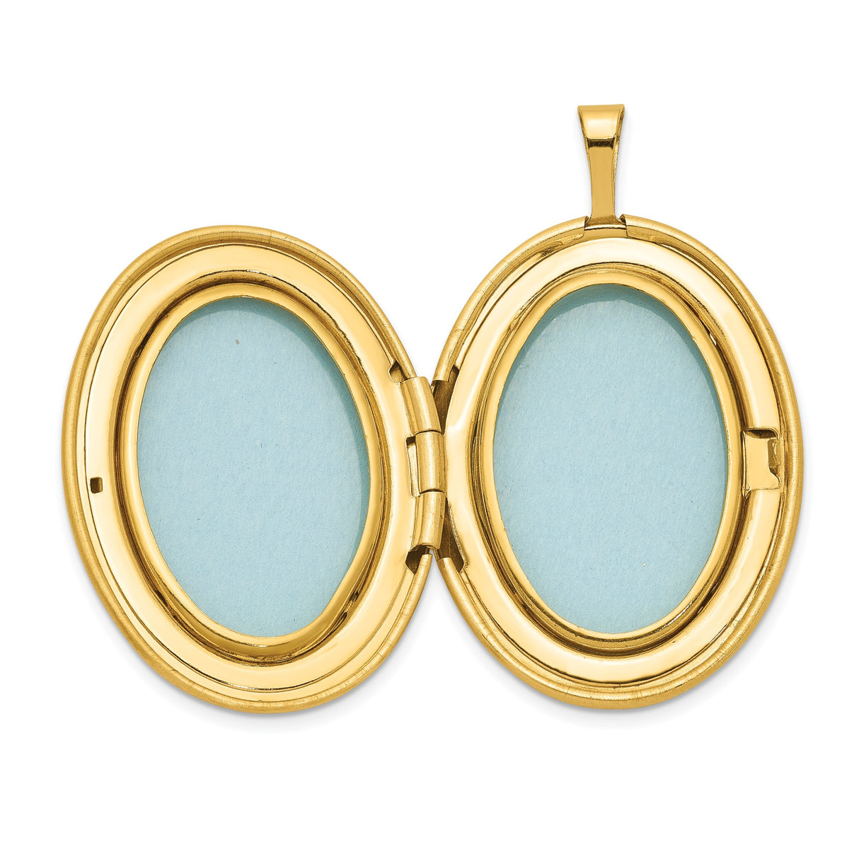 1/20 Gold Filled 26mm Oval Locket Charm Pendant in Real Yellow Gold