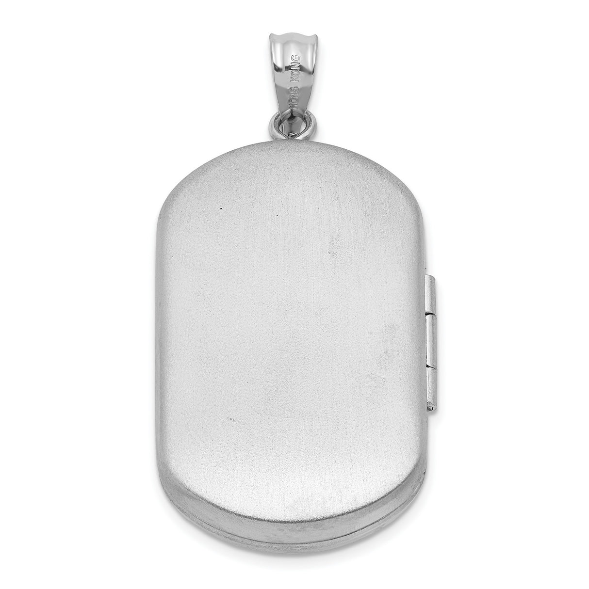 Sterling Silver Flag Locket Pendant with Enameled American Flag Design, Patriotic Jewelry