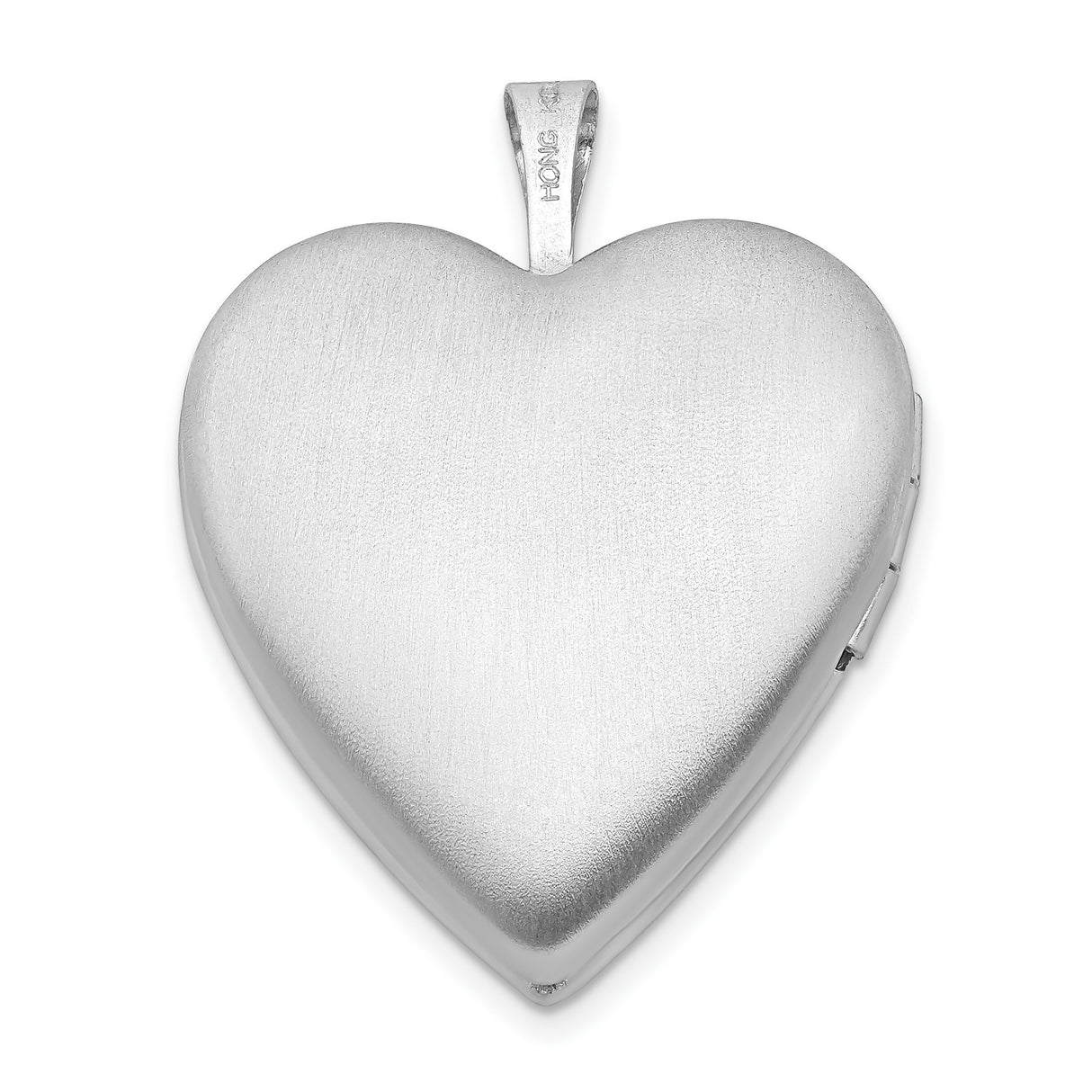 Sterling Silver Heart Locket Pendant with Forever in My Engraving, Memorial Keepsake Jewelry