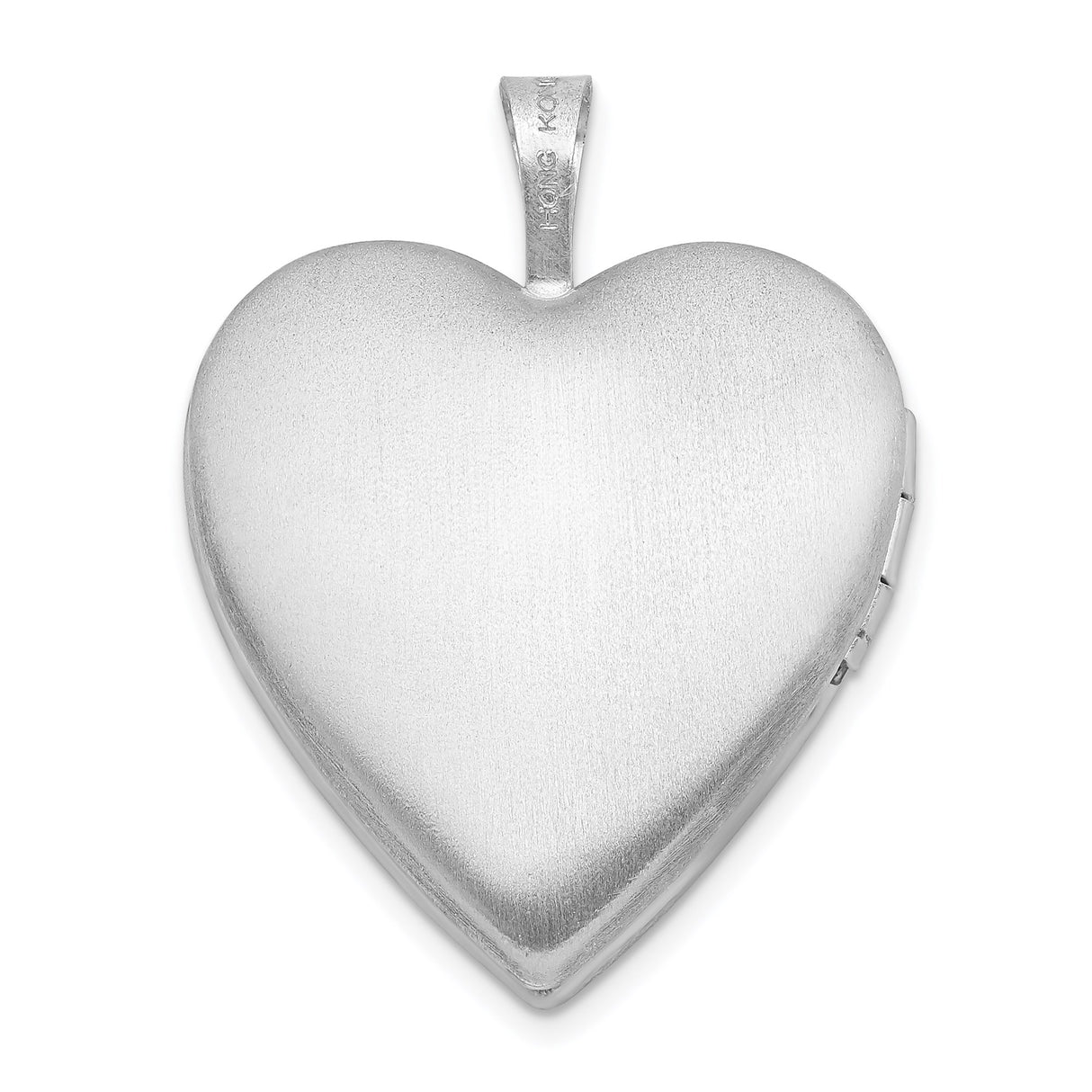 Sterling Silver Heart Locket Pendant with Floral Vine Design for Women