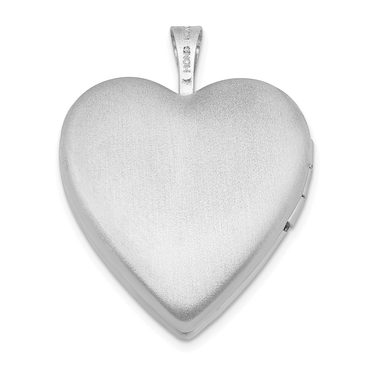 Sterling Silver Heart Locket Pendant with Pink Rose and Green Leaves, Vintage Floral Design