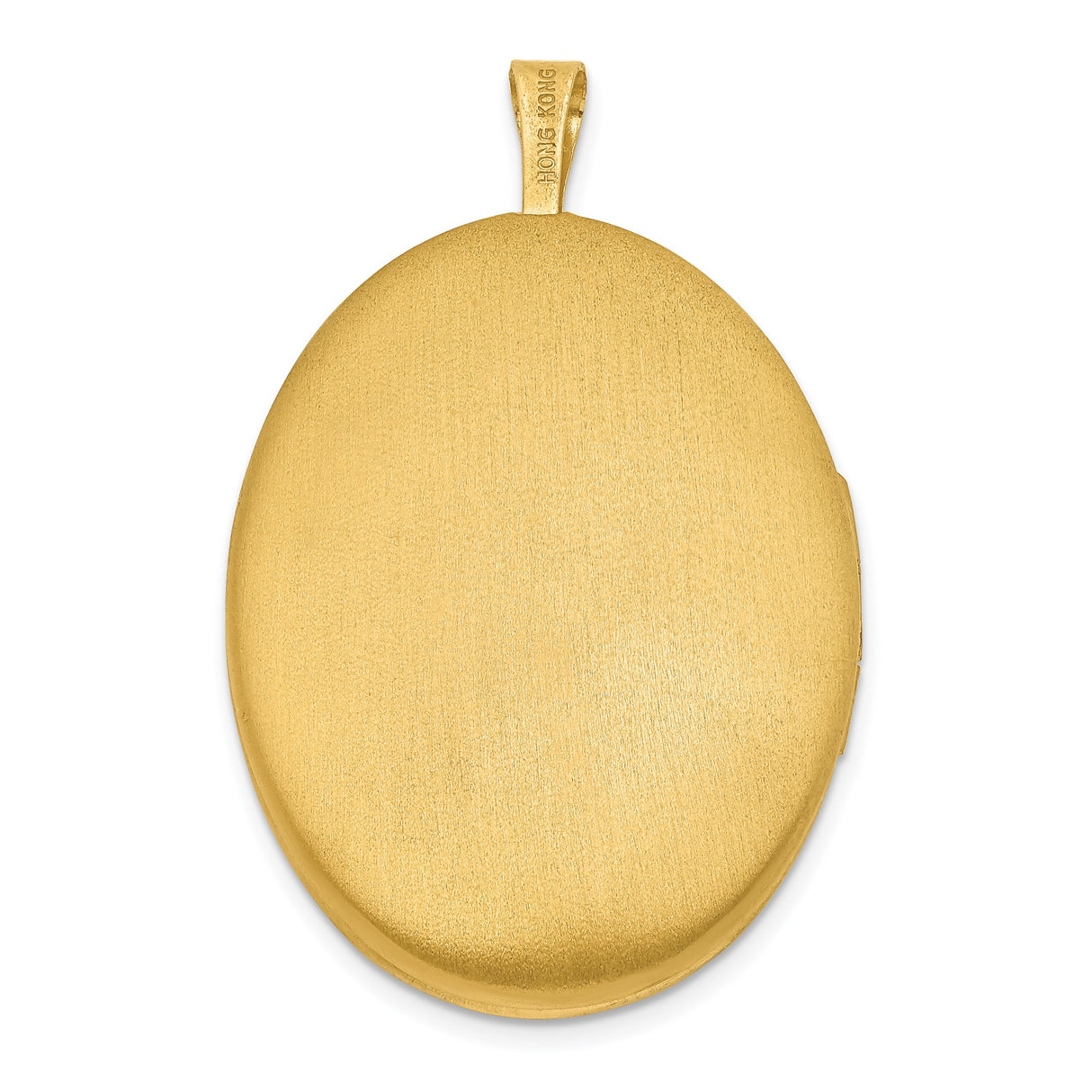 Sterling Silver Oval Locket Pendant with Gold-Tone Finish and Rose Floral Design