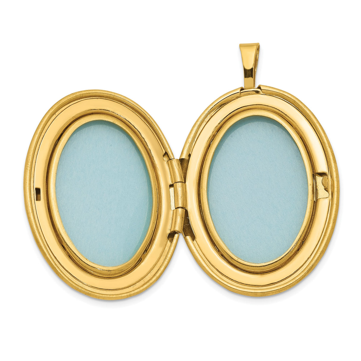 Sterling Silver Oval Locket Pendant with Gold-Tone Finish and Rose Floral Design