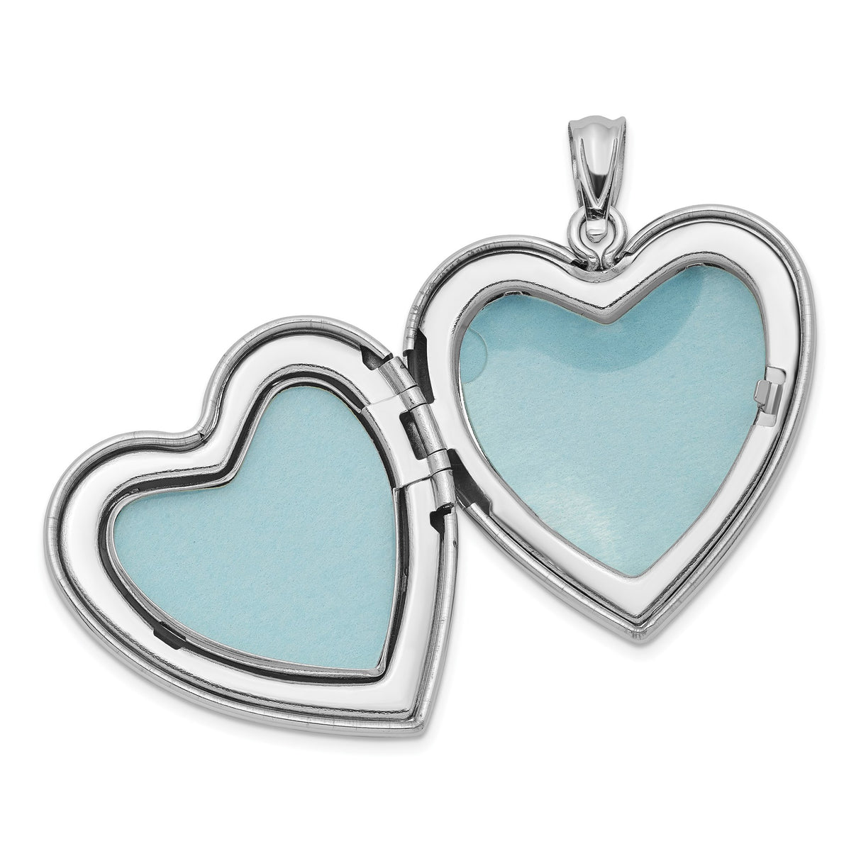 Sterling Silver Heart Locket with Floral Scroll Engraving, Classic Memory Pendant for Women