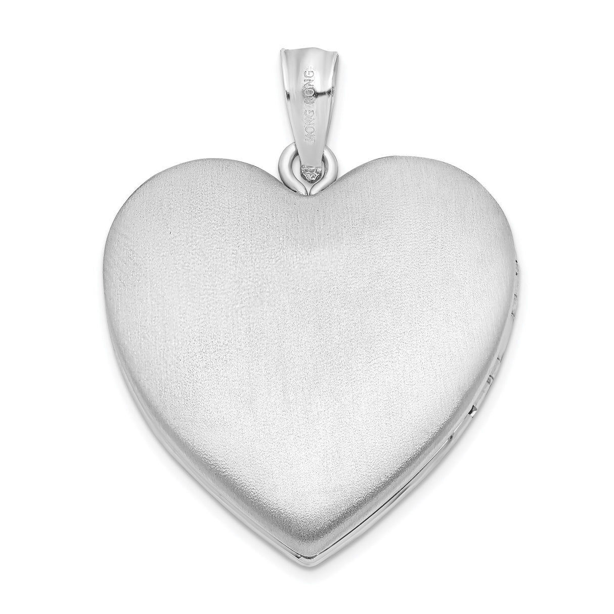 Sterling Silver Heart Locket with Floral Scroll Engraving, Classic Memory Pendant for Women