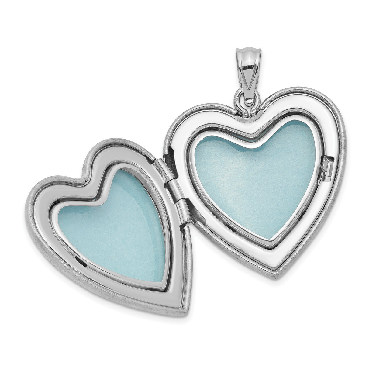 I Love You Heart Locket and Necklace Charm Pendant in Real 925 Sterling Silver