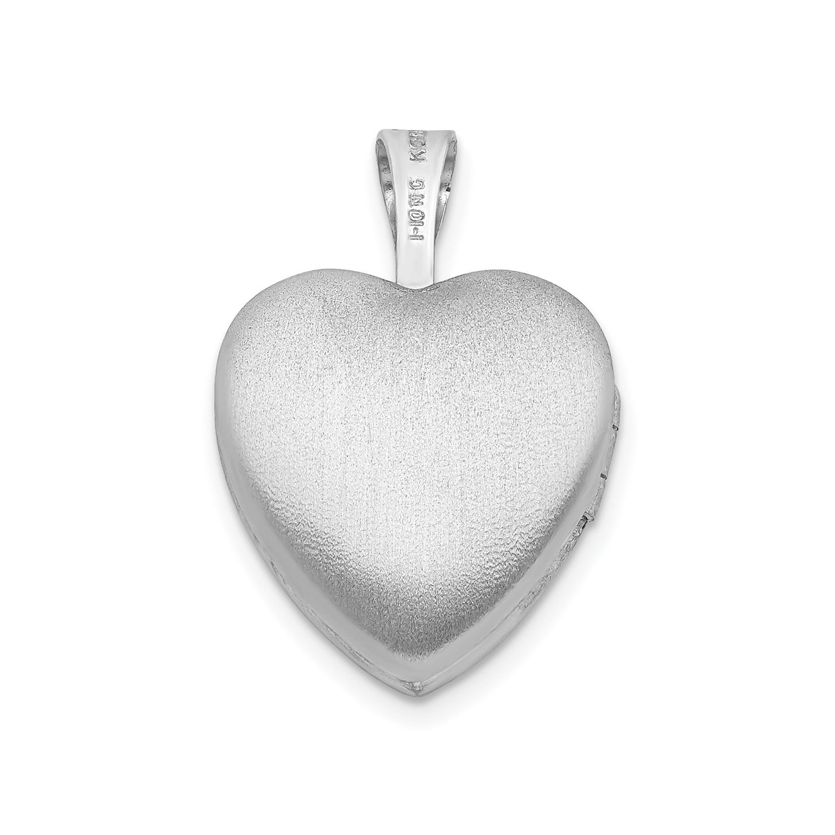 Sterling Silver Heart Locket Pendant with Pink Butterfly and Floral Motif for Women