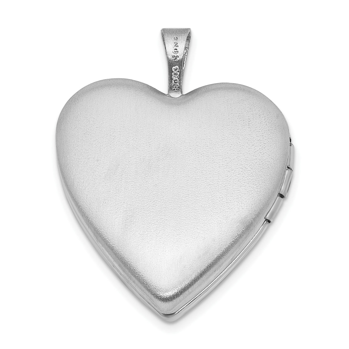 Sterling Silver Heart Locket Pendant with Intertwined Crystal Hearts, Romantic Keepsake Jewelry