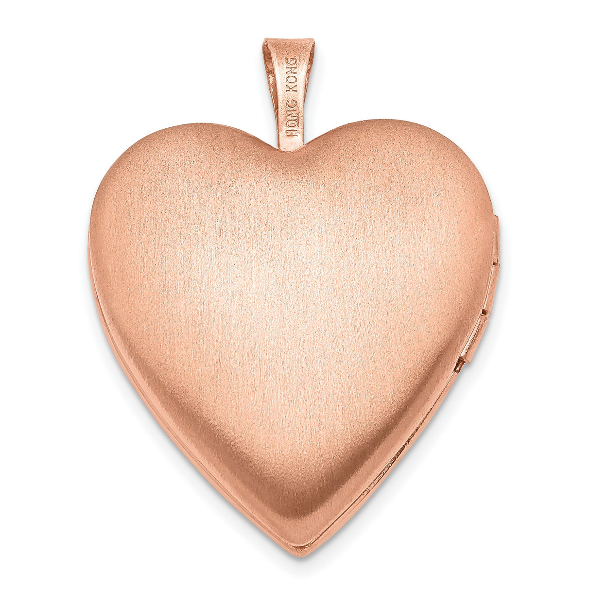 20mm Polished Swirl Heart Locket Charm Pendant in Real 925 Sterling Silver