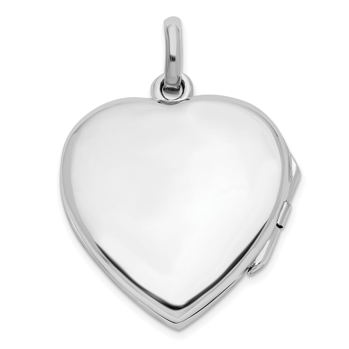 Sterling Silver Heart Locket Pendant with Cross and Scroll Design, Christian Faith Jewelry