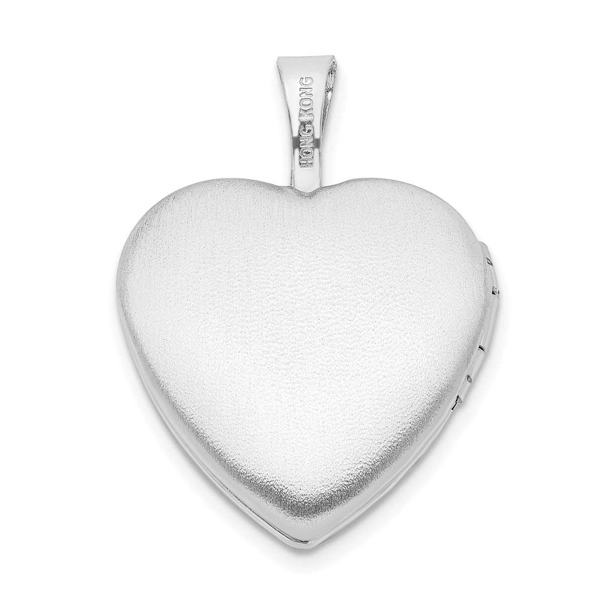 Sterling Silver Heart Locket Pendant with Paw Print, Pet Memorial Jewelry for Women