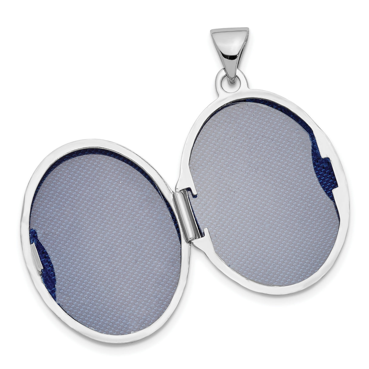 Sterling Silver Oval Locket Pendant with Scrollwork and Floral Filigree Design for Women