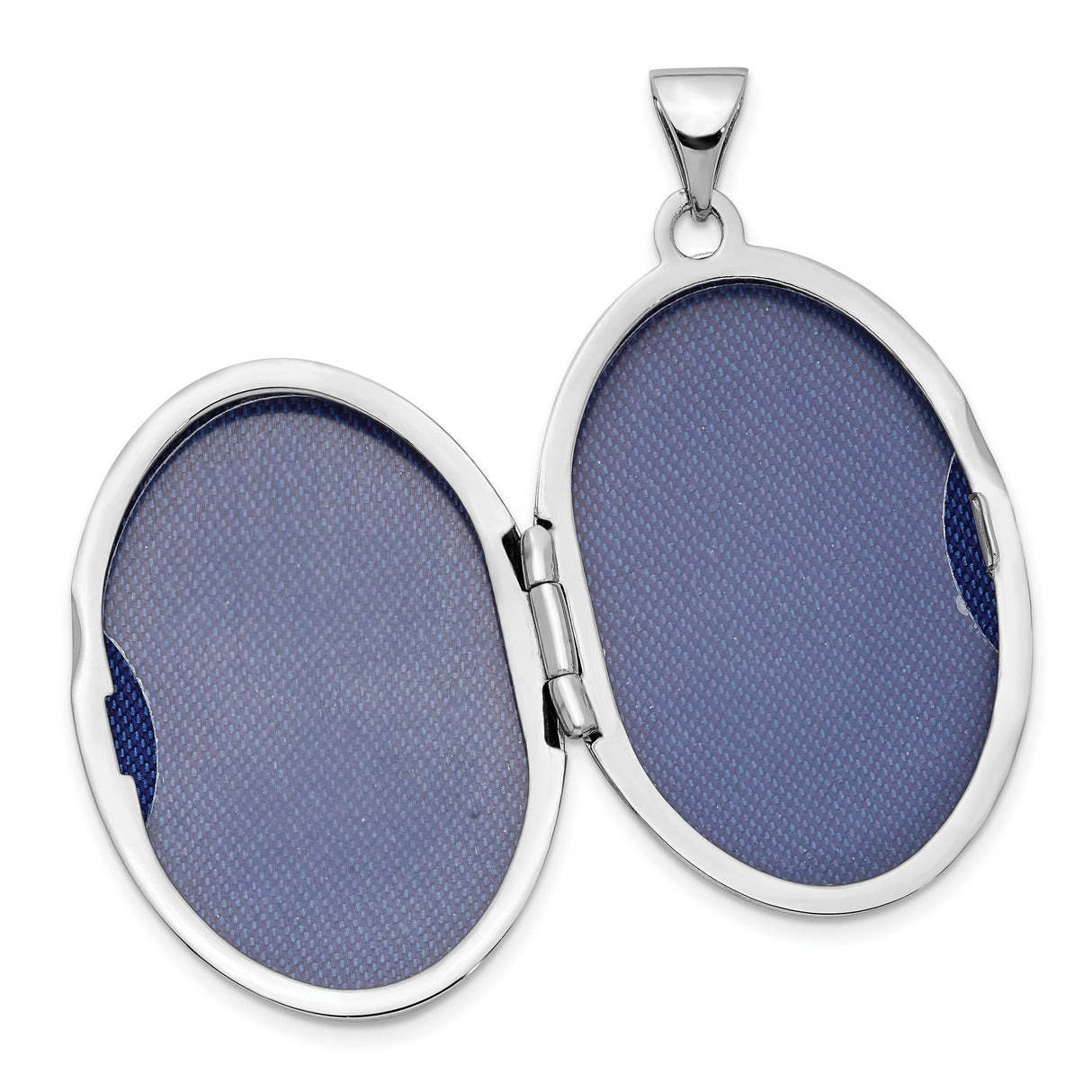 Sterling Silver Oval Locket Pendant with Openwork Filigree Swirl Design for Women