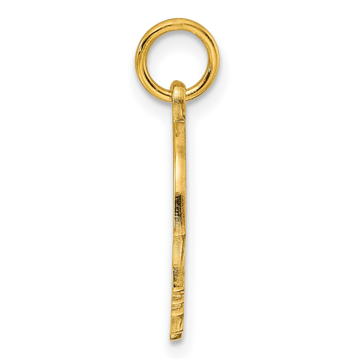 Engravable Boy Polished Disc Charm Pendant in Real 925 Sterling SIlver