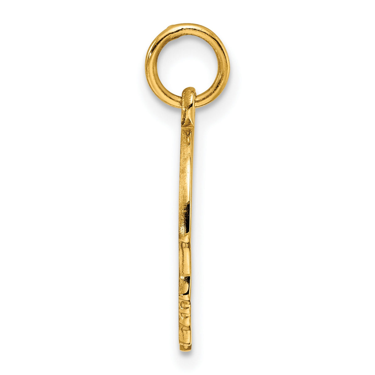 Engravable Boy Polished Disc Charm Pendant in Real 925 Sterling SIlver