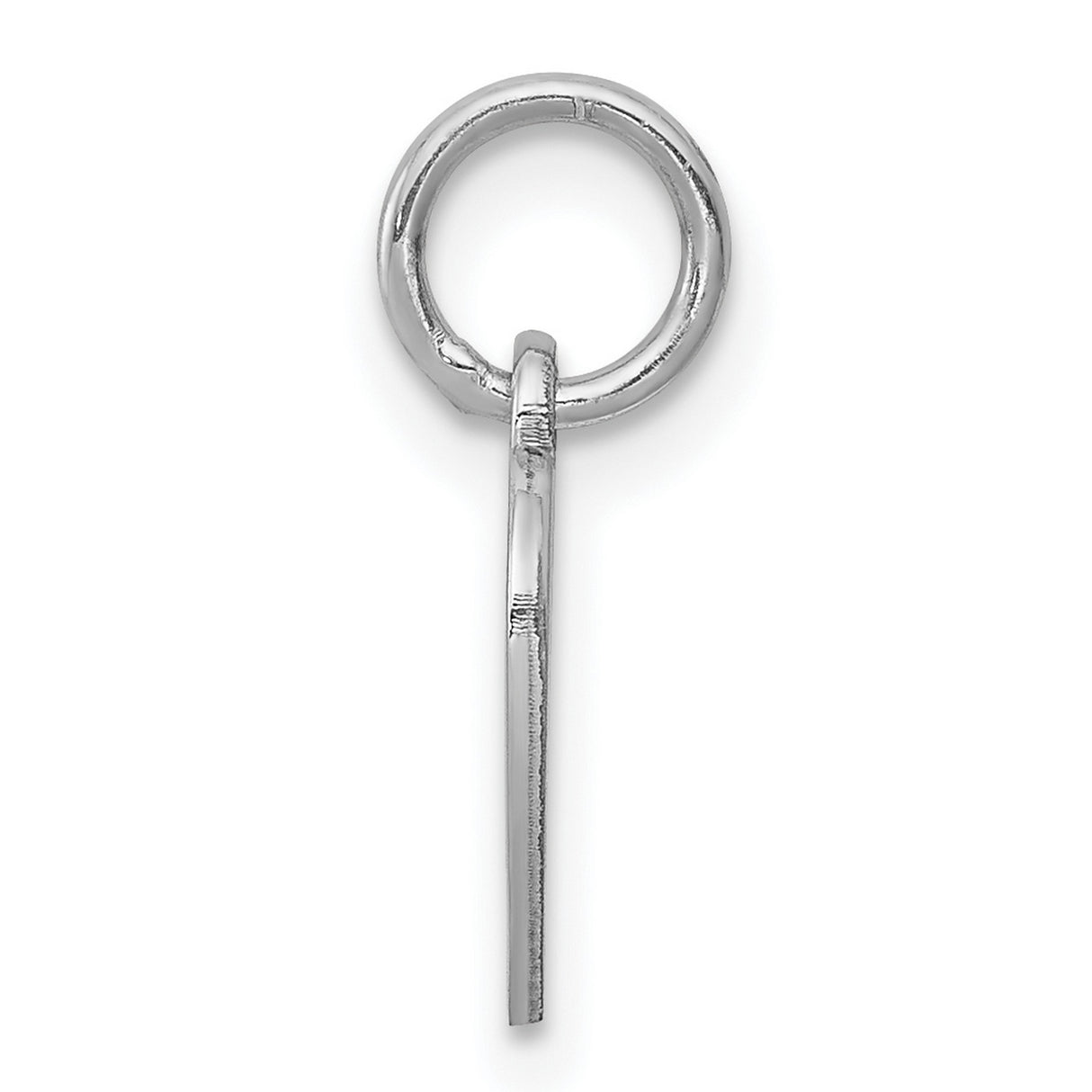 Engravable Heart Polished Front/Satin Back Disc Charm Pendant in Real 925 Sterling Silver