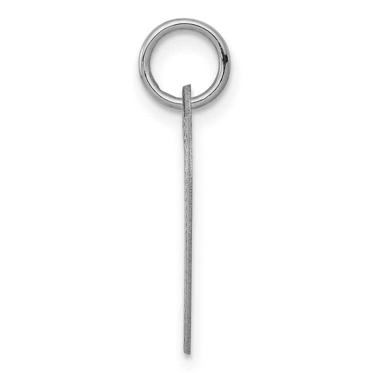 Engravable Heart Polished Front/Satin Back Disc Charm Pendant in Real 925 Sterling Silver